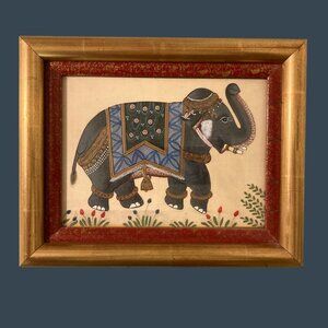 Hand Painted Elephant Artwork Ethan Allen